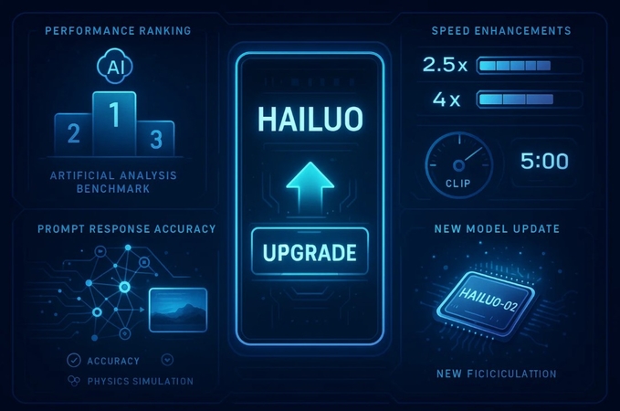 Hailuo AI text to video interface