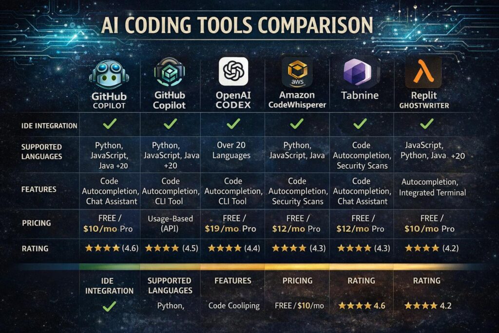 AI Coding Tools Comparison 2026: The Ultimate Developer