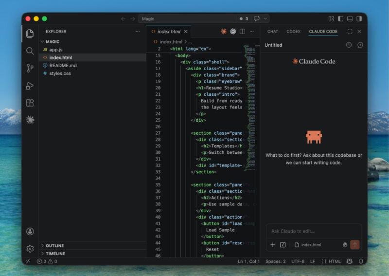 Claude Code AI coding assistant dashboard