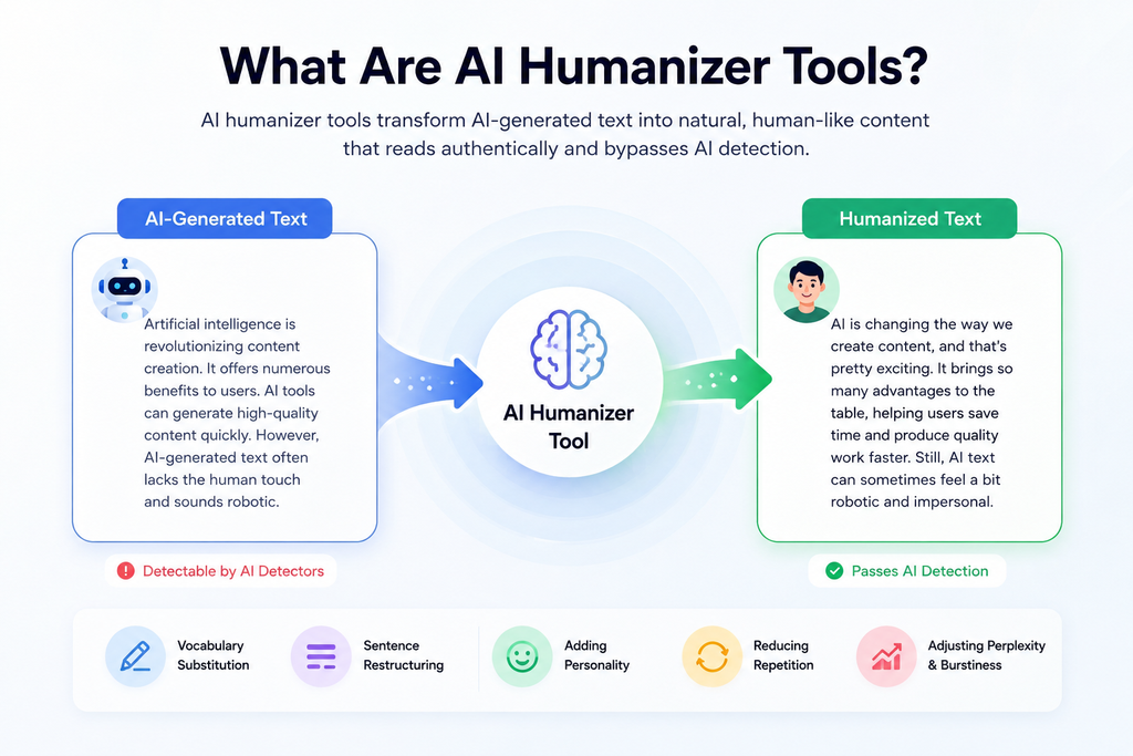 Humanize AI dashboard for SEO content